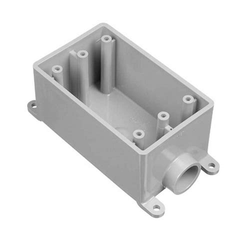 flush mounted electrical box|surface mount receptacle box lowe's.